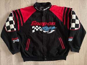 Vintage Snap-on Racing Choko Motorsports Embroidered Checkered Racing Jacket